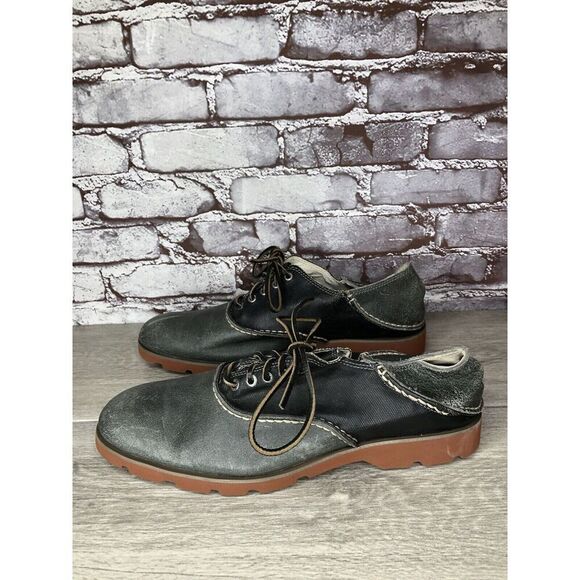 Sperry Top Sider Gray Black Leather Oxfords Lace Up Shoes Men Sz 11.5M US/45EU main image 11